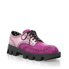 Plattform Schuhe mit bunter Sohle 25571