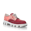 Plattform Schuhe mit bunter Sohle 25574