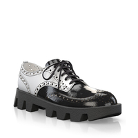 Plattform Schuhe mit bunter Sohle 25577