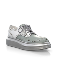 Plattform Schuhe mit bunter Sohle 25589