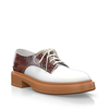 Plattform Schuhe mit bunter Sohle 25604