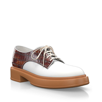 Plattform Schuhe mit bunter Sohle 25604