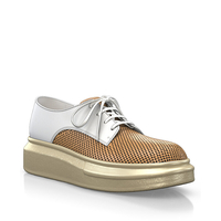 Plattform Schuhe mit bunter Sohle 25607