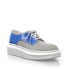 Plattform Schuhe mit bunter Sohle 25610