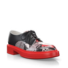 Plattform Schuhe mit bunter Sohle 25613
