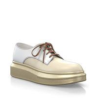 Plattform Schuhe mit bunter Sohle 25616