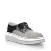 Plattform Schuhe mit bunter Sohle 25628