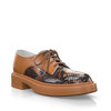 Plattform Schuhe mit bunter Sohle 25655