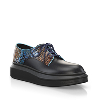 Plattform Schuhe mit bunter Sohle 25673
