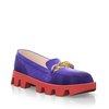 Plattform Schuhe mit bunter Sohle 28269