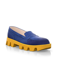 Plattform Schuhe mit bunter Sohle 28277