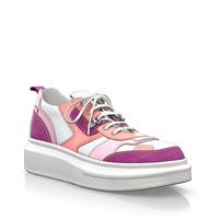 Plattform Schuhe mit bunter Sohle 28743