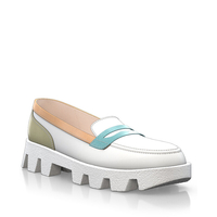 Plattform Schuhe mit bunter Sohle 29181