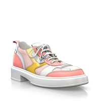 Plattform Schuhe mit bunter Sohle 29259