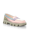 Plattform Schuhe mit bunter Sohle 29313