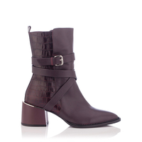 Riemen Stiefel Roseta - Burgund