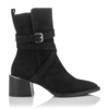 Riemen Stiefel Roseta Nubuckleder - Schwarz