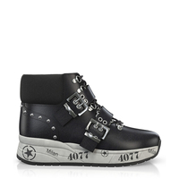 Schnürschuhe mit Chunky Sole 6428
