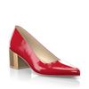 Schuhe mit Blockabsatz im Metallic-Look 29559