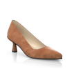 Schuhe mit Blockabsatz im Metallic-Look 30045