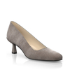 Schuhe mit Blockabsatz im Metallic-Look 30171
