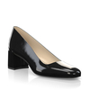 Schuhe mit Blockabsatz im Metallic-Look 30198