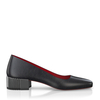 Schuhe mit Blockabsatz im Metallic-Look 8722