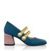 Schuhe mit quadratischem Absatz 15878