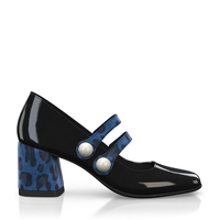 Schuhe mit quadratischem Absatz 15884