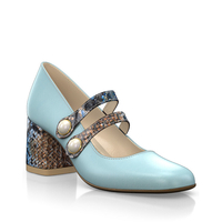 Schuhe mit quadratischem Absatz 28073