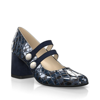 Schuhe mit quadratischem Absatz 28079