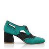 Schuhe mit quadratischem Absatz 6698