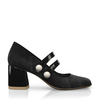 Schuhe mit quadratischem Absatz 6699