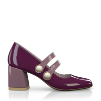 Schuhe mit quadratischem Absatz 6703