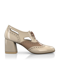 Schuhe mit quadratischem Absatz 6709