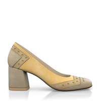 Schuhe mit quadratischem Absatz 7137