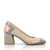 Schuhe mit quadratischem Absatz 7139