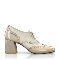 Schuhe mit quadratischem Absatz 7836