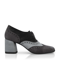 Schuhe mit quadratischem Absatz 7837