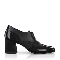 Schuhe mit quadratischem Absatz 7839