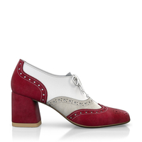 Schuhe mit quadratischem Absatz 8565
