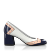 Schuhe mit quadratischem Absatz 8615