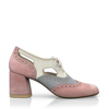 Schuhe mit quadratischem Absatz 9078