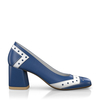 Schuhe mit quadratischem Absatz 9130