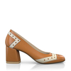 Schuhe mit quadratischem Absatz 9142