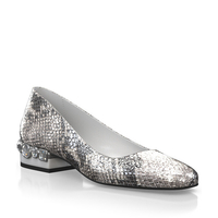 Schuhe mit Schmuckabsatz 14654