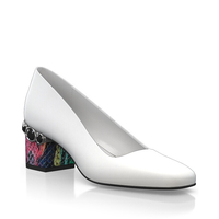 Schuhe mit Schmuckabsatz 14660