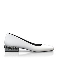 Schuhe mit Schmuckabsatz 14777