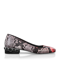 Schuhe mit Schmuckabsatz 8193