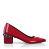 Schuhe mit Schmuckabsatz 8200